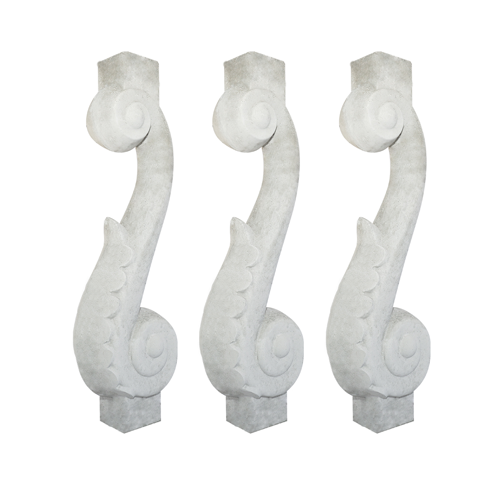 Balustre dragon 67-8x8,5x67cm